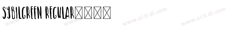SybilGreen Regular字体转换